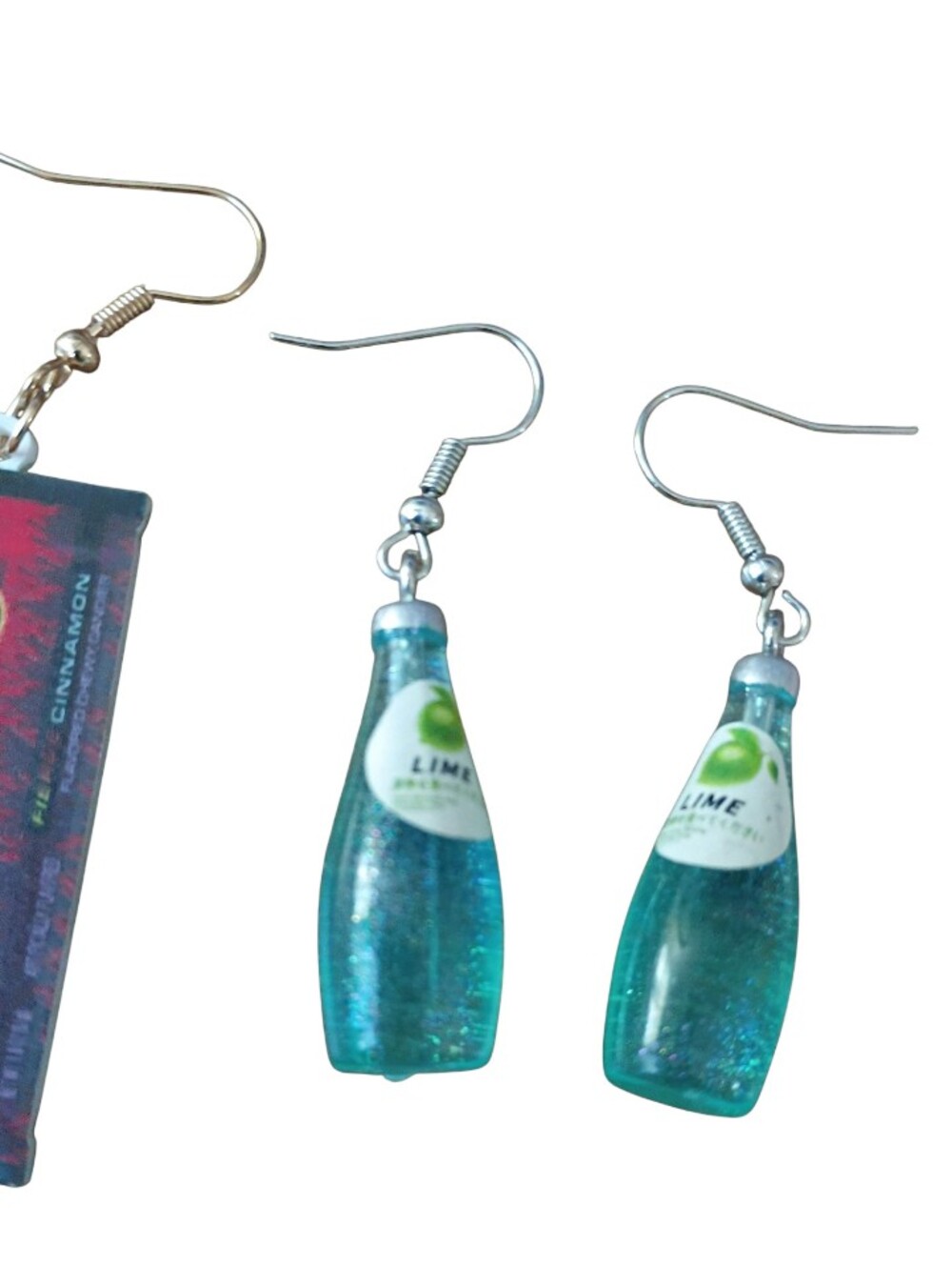 Novelty Earrings Bundle Kawaii Popsicle Drink Dangle Earrings Y2K Lot - Picture 3 of 5